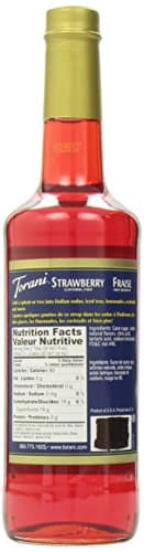 Torani Strawberry Flavour Syrup 750 Milliliter