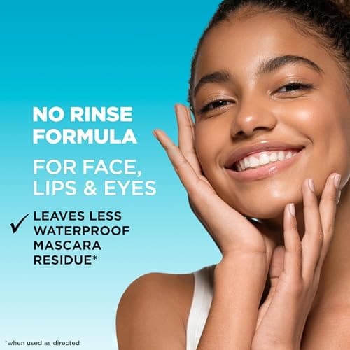 Garnier Micellar Water For Waterproof Makeup, Hydrating Facial Cleanser & Makeup Remover, Suitable for Sensitive Skin, Vegan, Cruelty Free, 13.5 Fl Oz (400mL), 1 Count — view 3