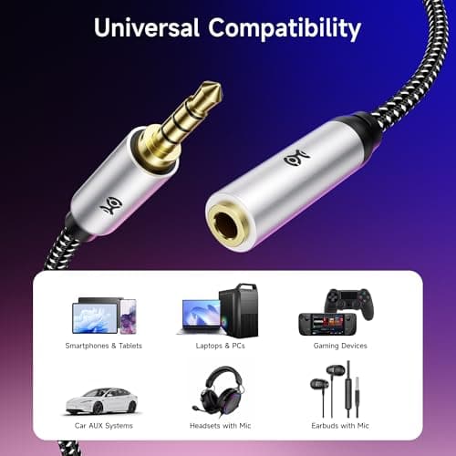 Cable Matters 2-Pack Headset Extension Cable, 3.5mm TRRS, 3ft — view 4