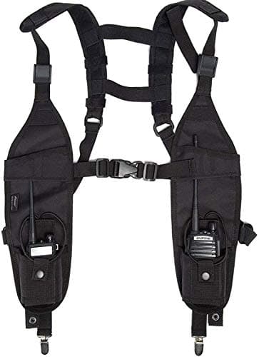 Radio Shoulder Harness Holster Chest Holder Universal Vest Rig for Police Firefighter Search Rescue Essentials Two Way Radio Holster 1 Pack