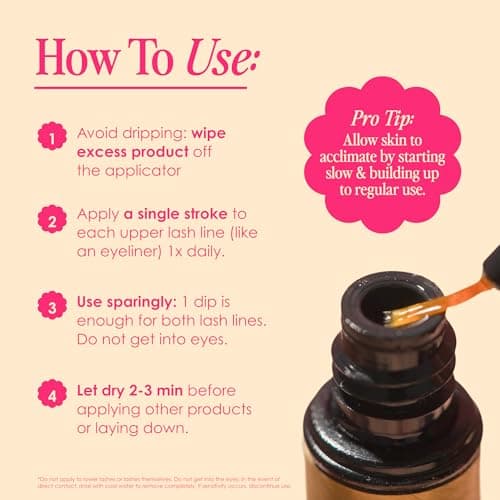 Grande Cosmetics GrandeLASH-MD Lash Enhancing Serum - Peptide & Vitamin Infused Formula for Longer, Thicker, Fuller Looking Lashes - Ophthalmologist Tested, Cruelty-Free, 3 Month Supply (2mL) — view 2