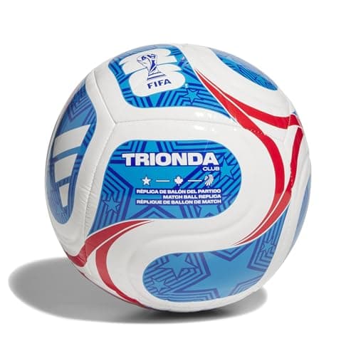 adidas Unisex-Adult World Cup Club Usa, White/Team Royal Blue/Solar Blue/Vivid Red, 4