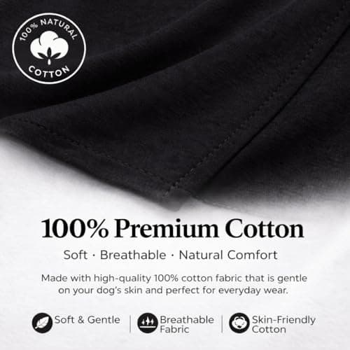 Lovelonglong Pet Clothing Dog Costumes Basic Blank T-Shirt Tee Shirts for Small Dogs Black S