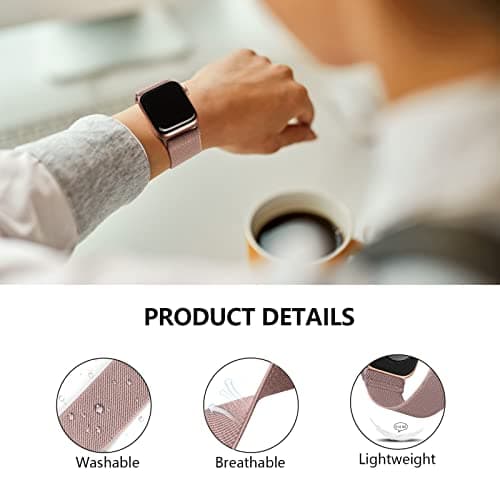 Stretchy Nylon Solo Loop Bands Compatible with Apple Watch Band 38mm 40mm 41mm 42mm 44mm 45mm 46mm 49mm, Sport Elastic Wristbands Women Men Straps for iWatch Series 11 10 9 8 7 6 5 4 3 Ultra/SE 3 2 1 — view 4