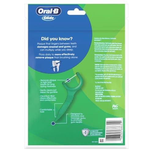 Oral-B Glide Mint Dental Floss Picks with Long Lasting Scope Flavor, 75 Picks — view 5