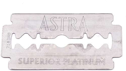 Astra Platinum Double Edge Safety Razor Blades,100 Blades (20 x 5) — view 2