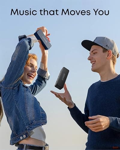 Anker Soundcore 2 Portable Bluetooth Speaker with Stereo Sound, Bluetooth 5, Bassup, IPX7 Waterproof, 24-Hour Playtime, Wireless, Speaker for Home, Outdoors, Travel — view 4
