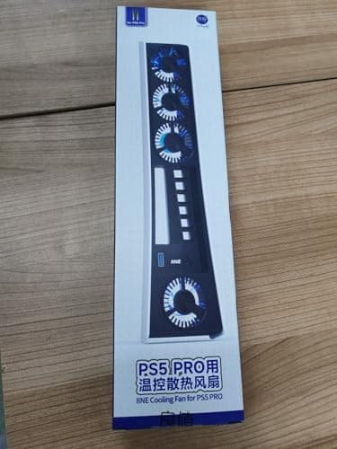 Cooling Fan for PS5 Pro, Efficient Cooling Fan with Adjustable Speed/LED Light, PS5 PRO Cooling Accessories with Temperature Control with USB 3.0 Port