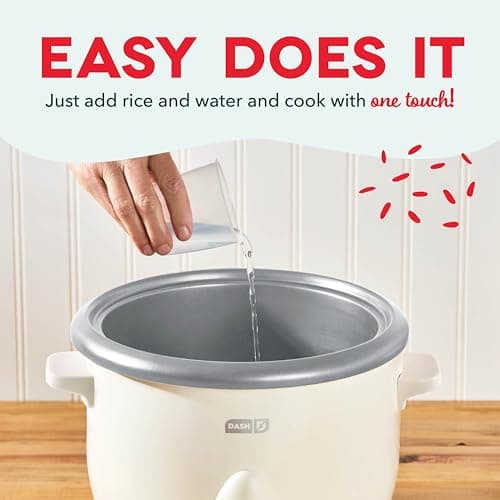 Dash Family Sized Rice Cooker - Large-Capacity Rice Cooker - Features Ceramic, Nonstick Surface & Keep Warm Function - Great for Convenient Meal Prep & Family Meals - 20 Cups Cooked / 10 Cups Uncooked — view 3