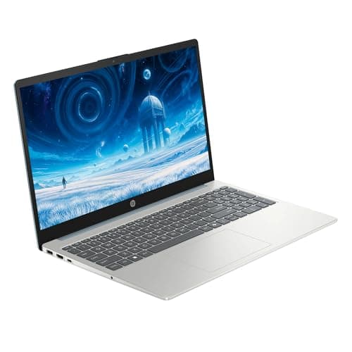 HP 15.6" FHD Touchscreen Business Laptop Computer, 8GB RAM 256GB SSD, 8-Core Intel Core i3, Windows 11 with Copilot AI, Moonlight Blue (Renewed) — view 2
