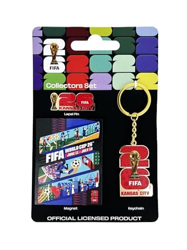 HONAV FIFA World Cup Kansas City Host City Collector's Set – Official FIFA World Cup Gear – Includes Lapel Pin, Keychain & Magnet – Great for Fans – Celebrates Your Favorite Host City in Style — view 2