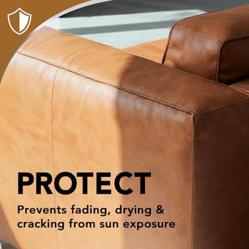 Weiman Leather Cleaner & Conditioner - Cleans, Restores & Protects Leather, UV Protection Prevent Cracking & Fading, Auto, Sofas, Shoes, Bags & All Finished Leather Surfaces, 1 Pack, 12 Fl Oz — view 4