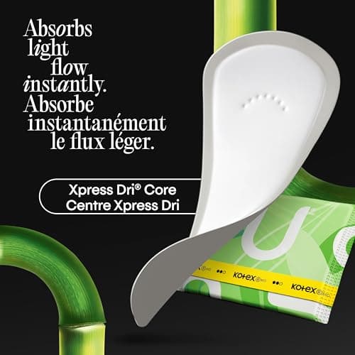 Bamboo Absorbent Extra-Coverage Length Folded & Wrapped Liners 54CT