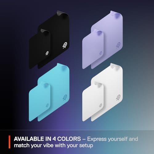SteelSeries QcK Cloth Gaming Mouse Pad - Exclusive Micro-Woven Surface - Optimized for Gaming Sensors - Maximum Control - Size L - White — view 5