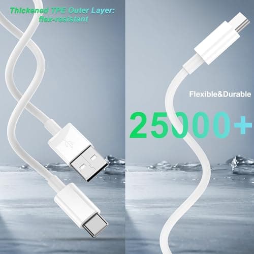 Car Carplay Cable for iPhone 15/16/17 Charger Cord,USB A to USB C Fast Charging Cable 3FT 2Pack Compatible for Apple 17 Pro Max/16 Plus/for IPad Pro 12.9/11/Air 5th/4th Mini Gen Type C Charge — view 5