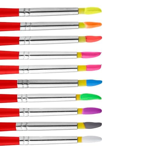 Cra-Z-Art POP! Neon Washable Tempera Paint For Kids Bulk Pack 10ct, Assorted Fluorescent Colors Tempera Paint Set 8oz each bottle, Back To School Teachers Supplies — view 3