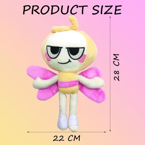 Dandy's World Plush, Dandy's World Plushies Glisten, Adorable Collectible Plush Toy Gift for Fans, Huggable Stuffed Doll for Room Decor, Birthday Party Supplies
