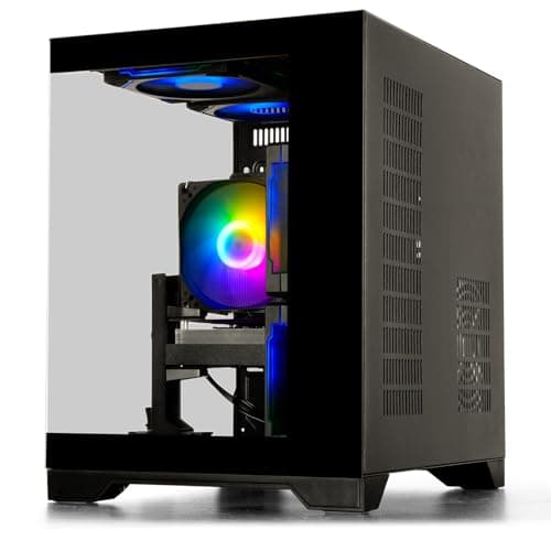 WIWB Gaming Desktop PC – Ryzen 5 4500, GeForce RTX 3050, 16GB DDR4 RAM, 512GB NVMe SSD, WiFi 6 – Desktop for Gaming, Streaming, School, Home Office & Everyday Use — view 3