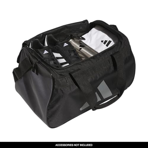 adidas Power Gym Bag – Lightweight Small Duffel, Black/Grey Four, OSFA — view 3