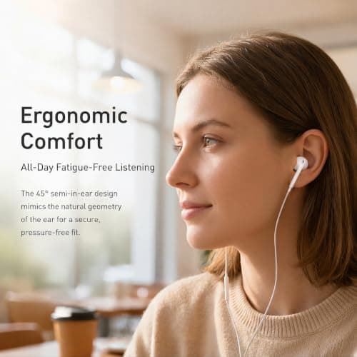 Somnuvive 2 Pack Wired Earbuds 3.5mm Jack for Computer Laptop