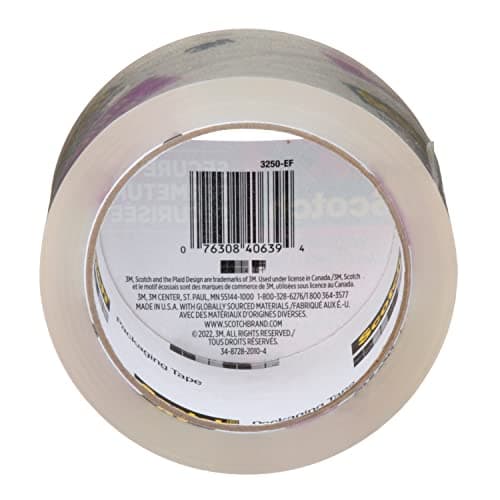 Scotch Packaging Tape, 1.88 in x 54.6 yd (48 mm x 50 m), 1 Roll, Secure Seal
