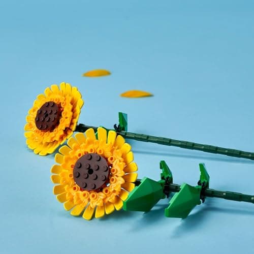 LEGO Sunflowers Building Toy for Kids, Girls and Boys Ages 8+ - Artificial Sunflowers for Home Decor and Display - Birthday Gift Idea for Lovers of Plants & Flowers - 40524 — view 2