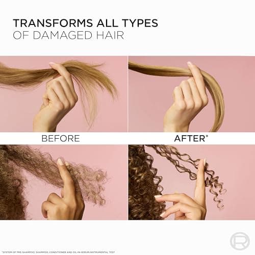 L'Oreal Paris Sulfate Free Bond Repair+ Shampoo and Conditioner Set with Bond + Amino Acid Complex, Strengthens and Repairs Damaged or Color Treated Hair, EverPure, 13.6 Fl Oz Set (Packaging May Vary) — view 5