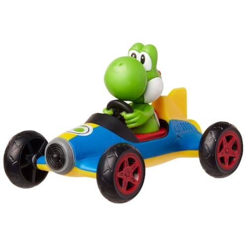 Mario Kart Jakks Nintendo Yoshi in Blue Mach 8 Vehicle 2.5 inch Figure — view 2