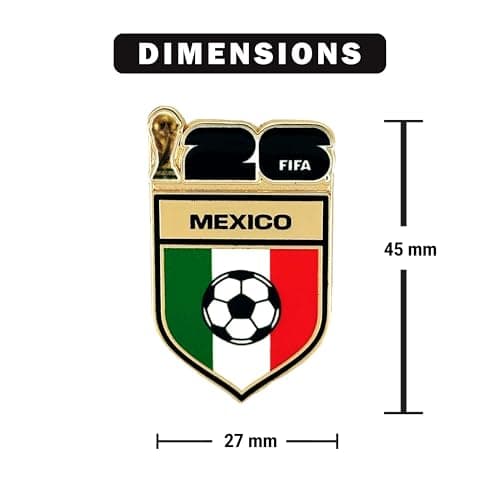 HONAV FIFA World Cup Mexico Flag Magnet – Officially Licensed FIFA World Cup Magnet – Vibrant Tournament Design – Durable Strong Hold – Perfect for Fridges, Lockers & Collectors — view 3