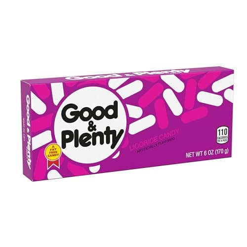 GOOD & PLENTY Licorice Fat Free, Candy Boxes, 6 oz (12 Count) — view 2