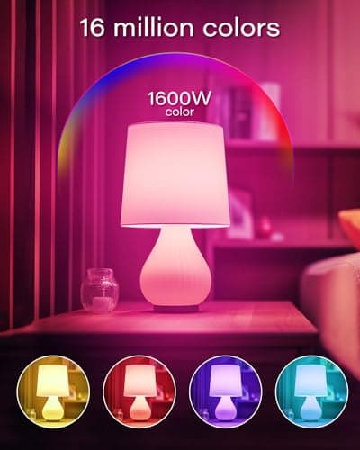 Matter E12 Smart Bulb, No Extra App Needed! RGBCW WiFi Bulb Compatible with Apple Home/Siri, Alexa & Google. Timer & Group Control, Perfect for Bedroom/Living Room Lamps, Candelabra Base — view 5