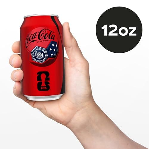 Coca-Cola Zero Sugar Soda Soft Drink Fridge Pack Cans, 12 fl oz, 12 Pack — view 5