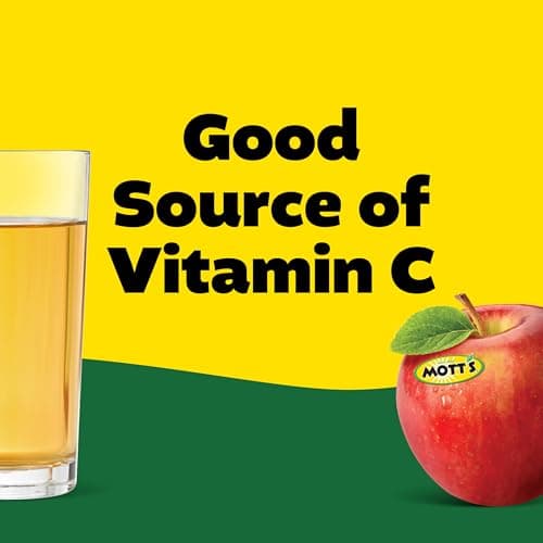 Mott's 100% Original Apple Juice, 8 Fl Oz Bottles, 24 Count (4 Packs Of 6), 2 Servings Of Fruit, 100% Fruit Juice, Gluten-free, Caffeine-free, Kosher, Contains No Artificial Colors Or Sweeteners — view 5