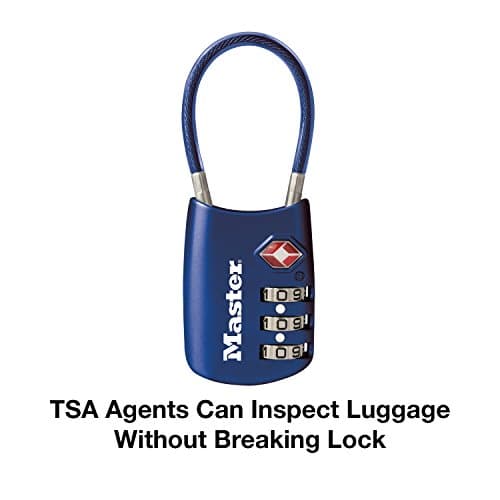 Master Lock 4688D Set Your Own Combination TSA Approved Luggage Lock, 1 Pack, Assorted — view 2