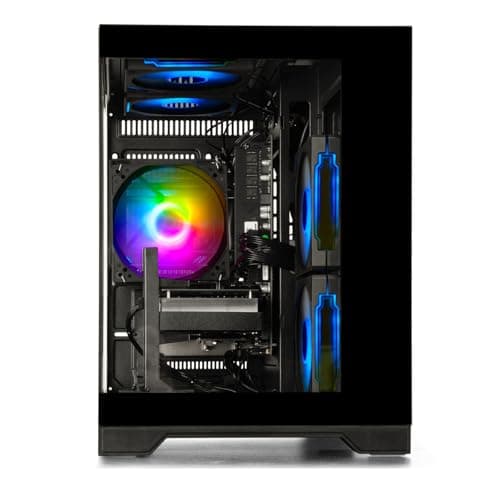 WIWB Gaming Desktop PC – Ryzen 5 4500, GeForce RTX 3050, 16GB DDR4 RAM, 512GB NVMe SSD, WiFi 6 – Desktop for Gaming, Streaming, School, Home Office & Everyday Use — view 4