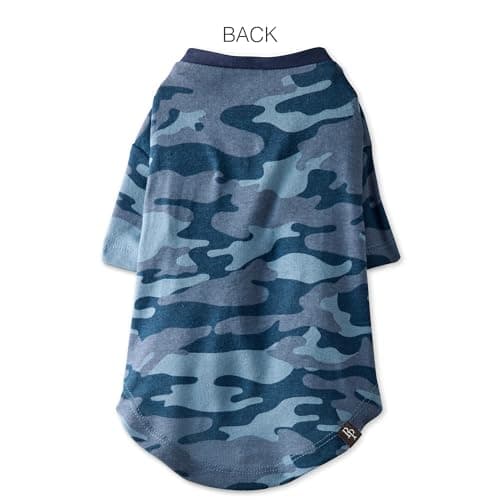 Pet Passion Toby II - The Perfect Tee, 3 Pack Short Sleeve Pet T-Shirt 100% Organic Cotton Tees Clothes for Small, Medium, Large Dogs​​, Navy Camo, Small (10-25 lbs) — view 2
