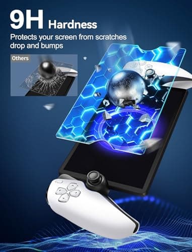ivoler 2-Pack Screen Protector Tempered Glass for PlayStation Portal Remote Player 8 inch 2023, Transparent HD Clear Anti-Scratch Screen Protector for PlayStation PS Portal Remote Player 8.0'' — view 2