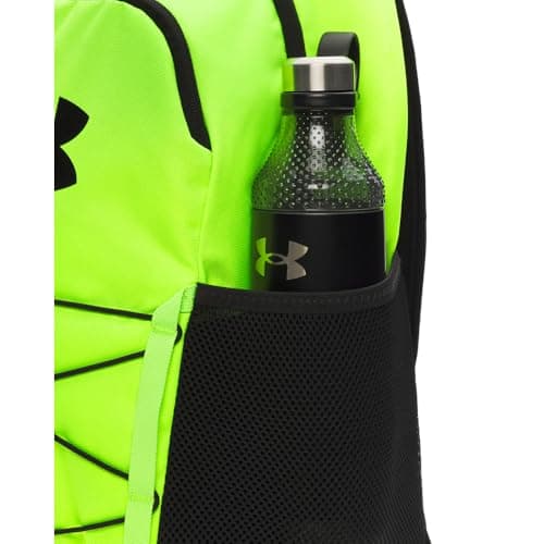 Under Armour Unisex Hustle Sport 6.0 Backpack, (389) Hyper Green/Black/Black, One Size Fits Most — view 5