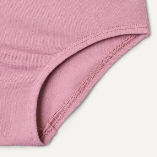 Amazon Essentials Girls' Cotton Jersey Bikini Underwear, Pack of 10, Neutrals, 6 — view 4