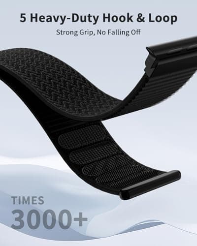 Nylon Sport Loop Band Compatible with Apple Watch Bands 38mm 40mm 41mm 42mm 44mm 45mm 46mm 49mm, Breathable Soft Band for iWatch 11 10 9 8 7 6 5 4 3 2 1 SE Ultra, Adjustable Wristband for Women Men