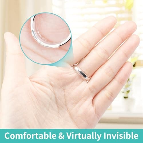 Ottemax Ring Sizers for Loose Rings, 8 Pack 8 Sizes, Ring Size Adjuster, Invisible Ring Guards for Women and Men, Resizer with Polishing Cloth，Fits Bands Width to 1-8mm — view 5