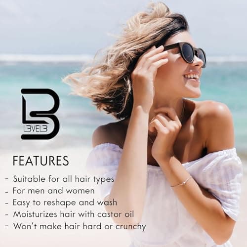 L3 Level 3 Sea Salt Texturizing Spray 100ml & Strong Hold Styling Powder 5G Bundle - Texturizing and Volumizing, Casual Hair Finish, Travel Size