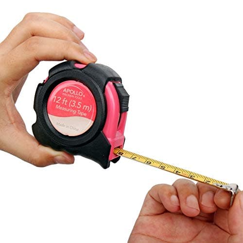 Apollo Tools Original 39 Piece General Household Tool Set in Toolbox Storage Case with Essential Hand Tools for Everyday Home Repairs, DIY and Crafts - Pink Ribbon - DT9706P — view 5