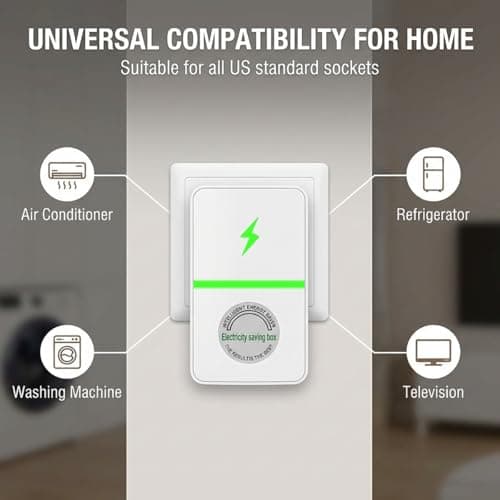 4Pcs Stopwatt SmartPlug Device, Stop Watt Device Plug in for Home & Office US Plug, 30KW Load Energy Saver — view 4