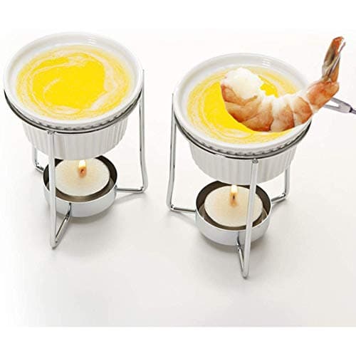 Prepworks by Progressive Ceramic Butter Warmer Fondue Set — view 2