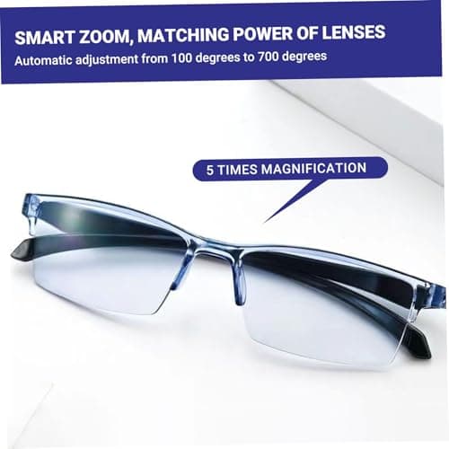 1 Pair Smart Zoom Glasses Fashion Anti Blue Ray Smart Automatic Zoom Reading Glasses for Men and Women