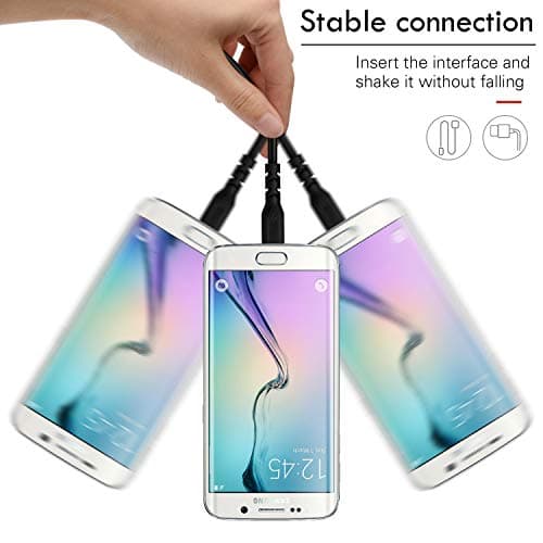 iSeekerKit PS4 Micro USB Charging Cable, [15FT 2Pack] Extra Long Fast Charging Cord, High Speed Android Charger Cable Compatible for Samsung Tablet/Galaxy S7 Edge/S6/S5,Android,HTC — view 4