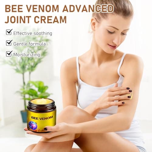 Faneswalk 2PCS Bee Venom Relief Cream, Professional Bee Venom Joint Cream for Back, Neck, Hands, Knee for All Skin Types — view 4