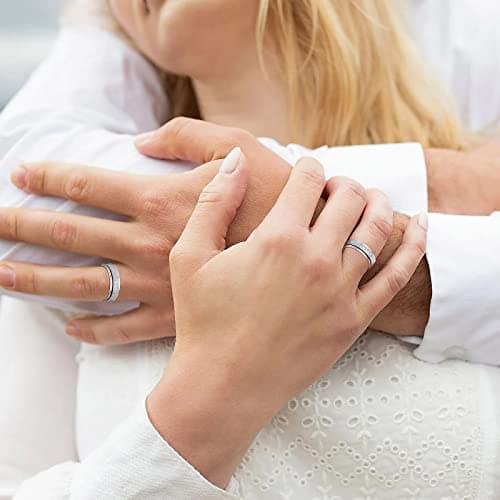 Supcare Anxiety Relieving Fidget Ring Custom Engraved Name Ring Personalized Finger Jewelry with Any Text You Want
