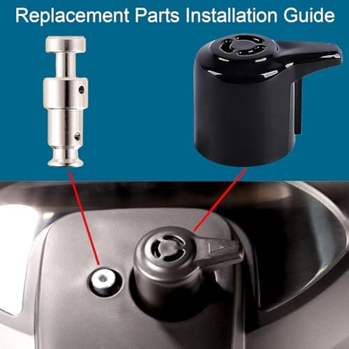 Replacement Parts for Instant Pot Duo/Duo Plus 5&6QT, 10Pcs Set with Steam Release Valve, Sealing Ring, Float Valve replacement for Instant Pot, lid replacement for Instantpot IP-DUO50 IP-DUO60 — view 2